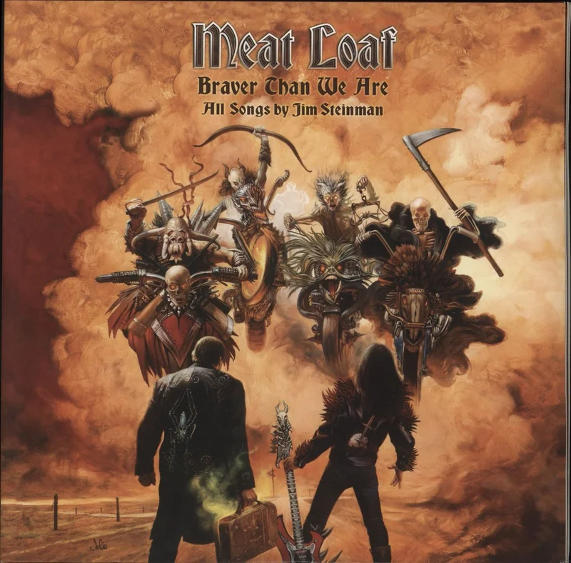 Meat Loaf Braver Than We Are UK 2-LP vinyl set