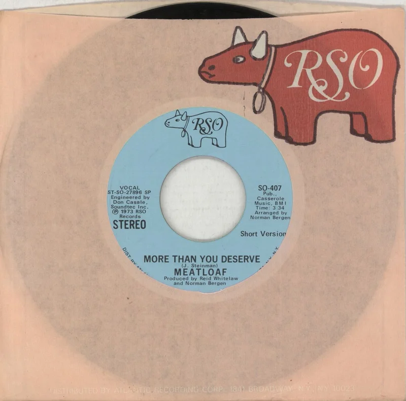 Meat Loaf More Than You Deserve US Promo 7" vinyl