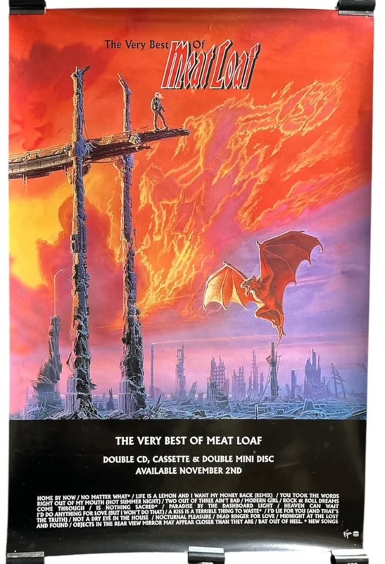 Meat Loaf The Very Best Of Meat Loaf UK Promo Tour programme