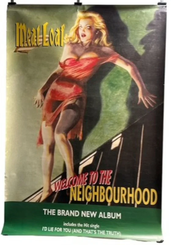 Meat Loaf Welcome To The Neighborhood UK Promo Poster