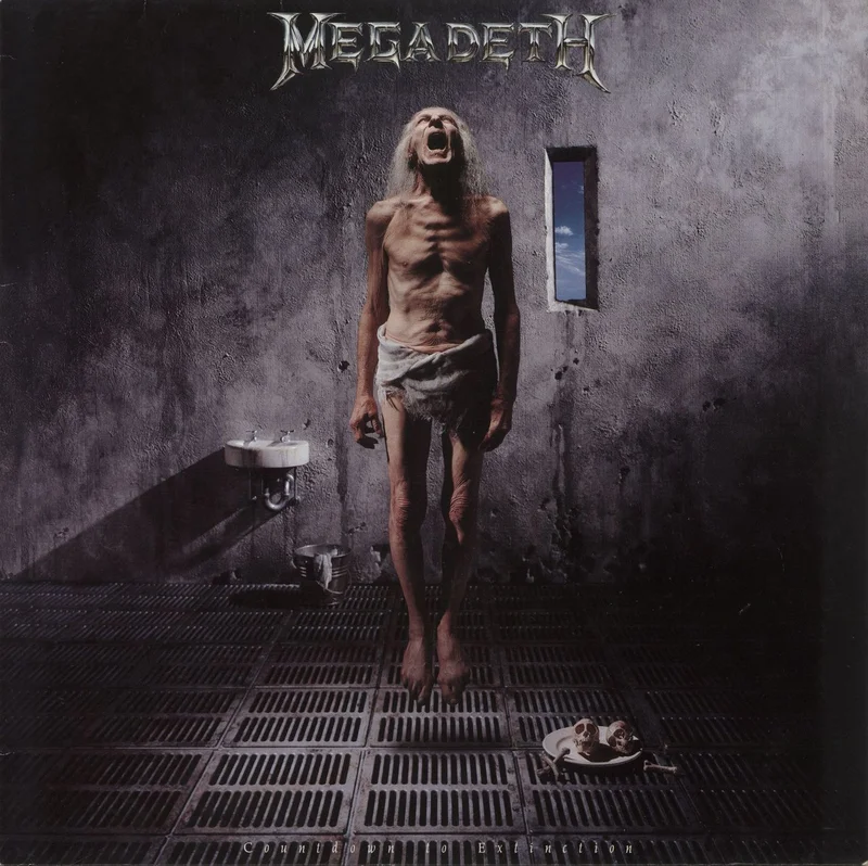 Megadeth Countdown To Extinction UK Vinyl LP