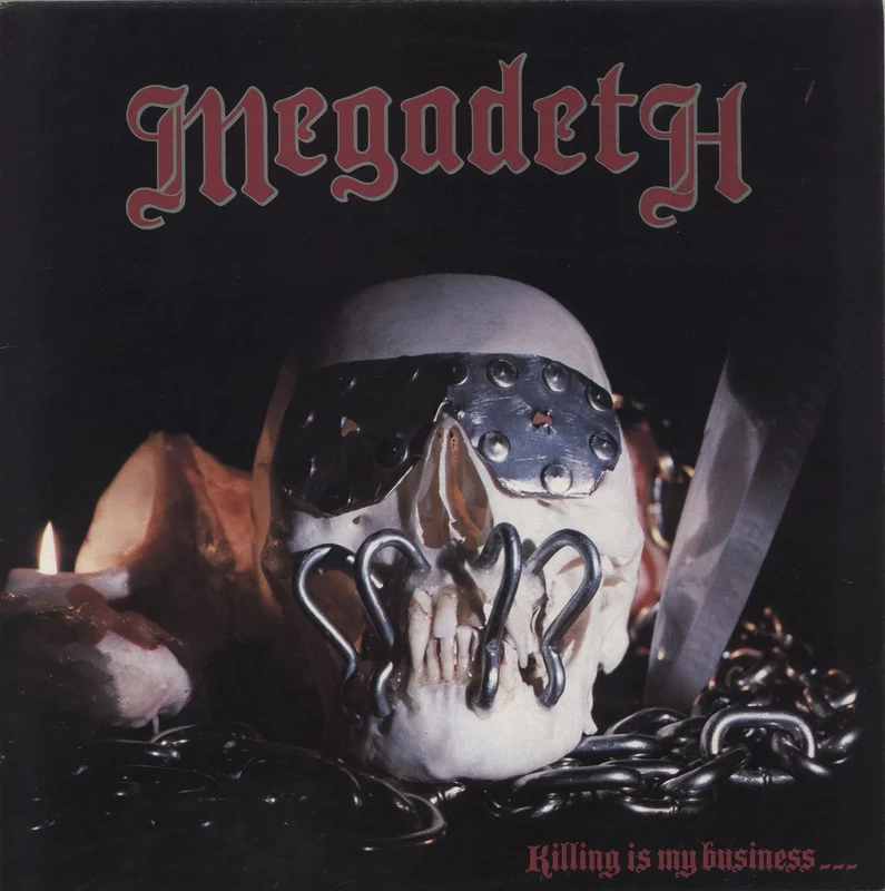 Megadeth Killing Is My Business... - 2nd - Made In England UK Vinyl LP