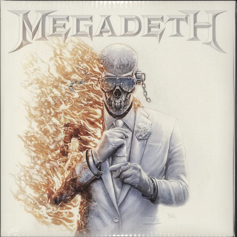 Megadeth Megadeth - Ocean Blue Splatter Vinyl + Autographed Card - Sealed UK 2-LP vinyl set