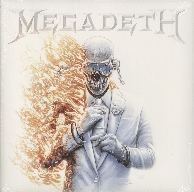 Megadeth Megadeth - Yellow/Orange Ghostly Flame Vinyl - Sealed UK 2-LP vinyl set