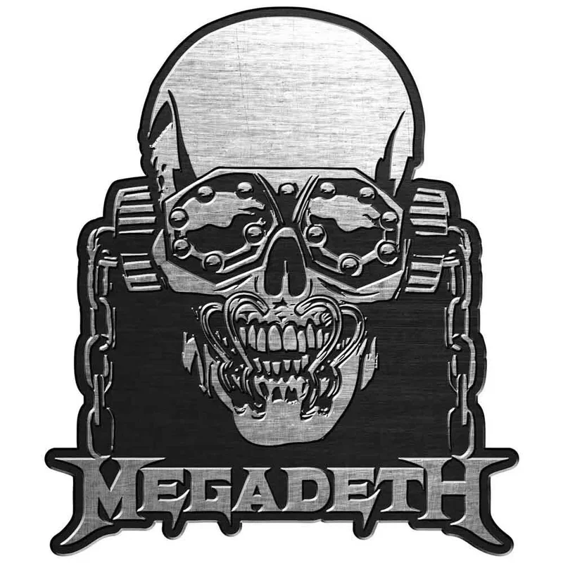 MEGADETH: official cast metal badge