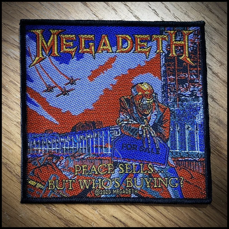 MEGADETH: official PEACE SELLS patch