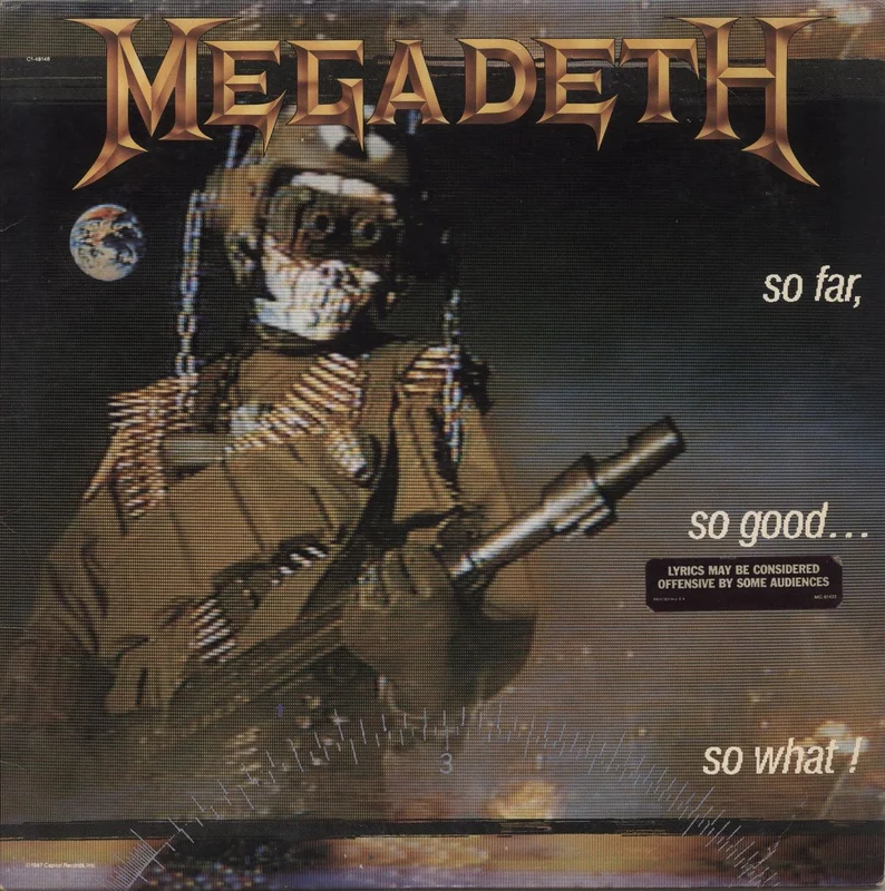 Megadeth So Far, So Good... So What! US Vinyl LP