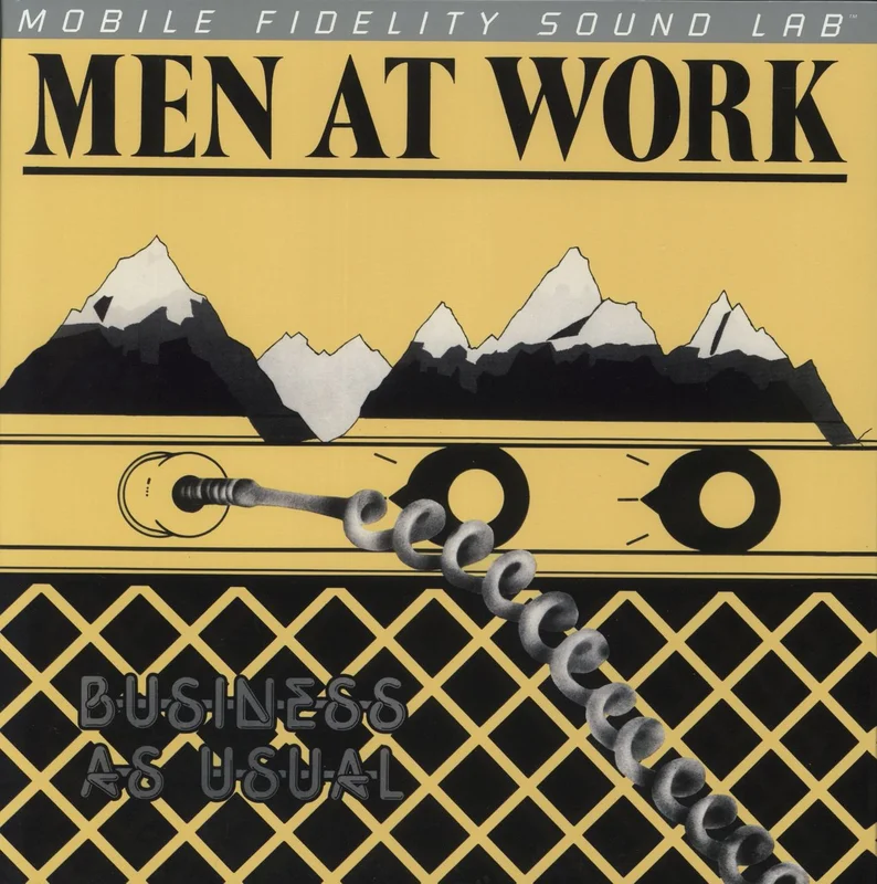 Men At Work Business As Usual - Silver Label Series US Vinyl LP