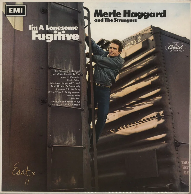 Merle Haggard I'm A Lonesome Fugitive - 1st UK Vinyl LP
