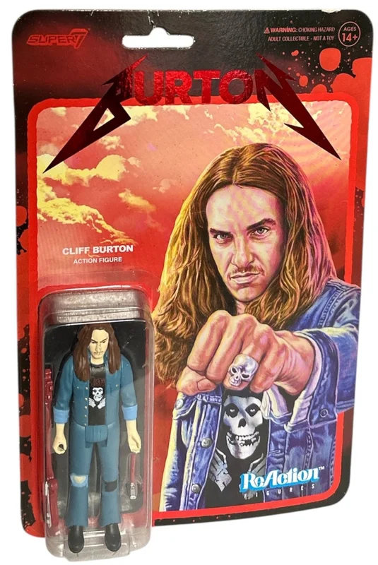 Metallica Cliff 'em All - Cliff Burton - Reaction Figure US Toy