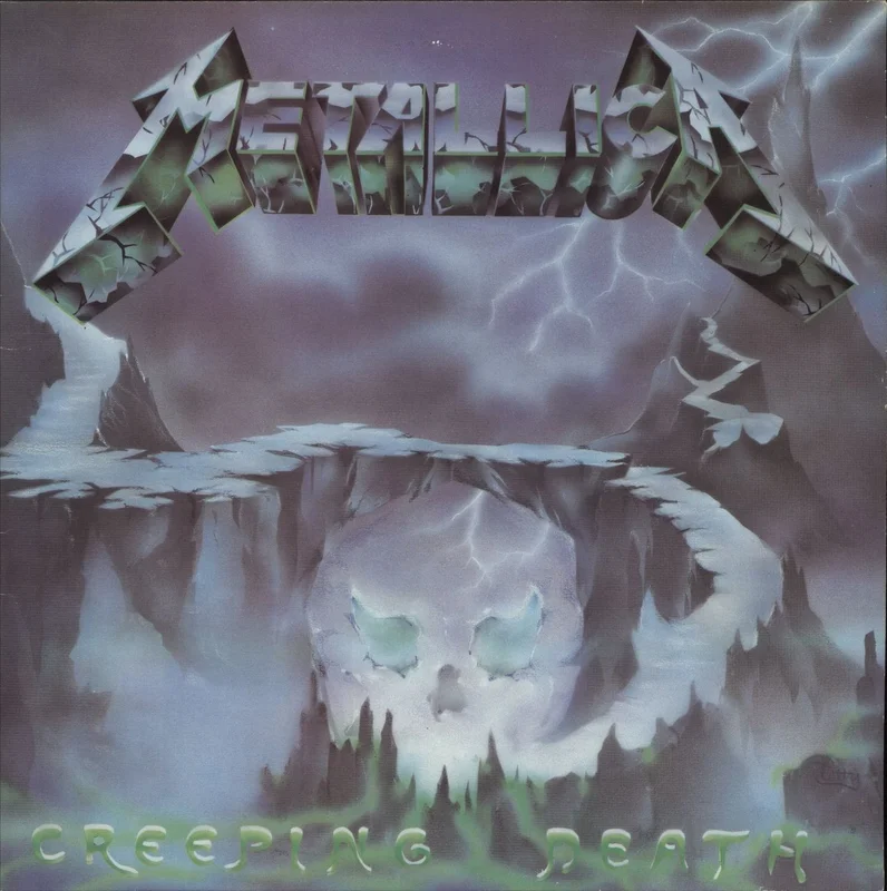 Metallica Creeping Death - Black vinyl UK 12" vinyl
