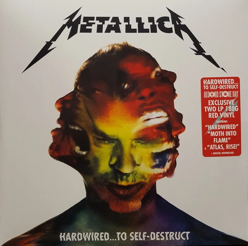 Metallica Hardwired... To Self-Destruct - 180gram Red Vinyl - Sealed UK 2-LP vinyl set