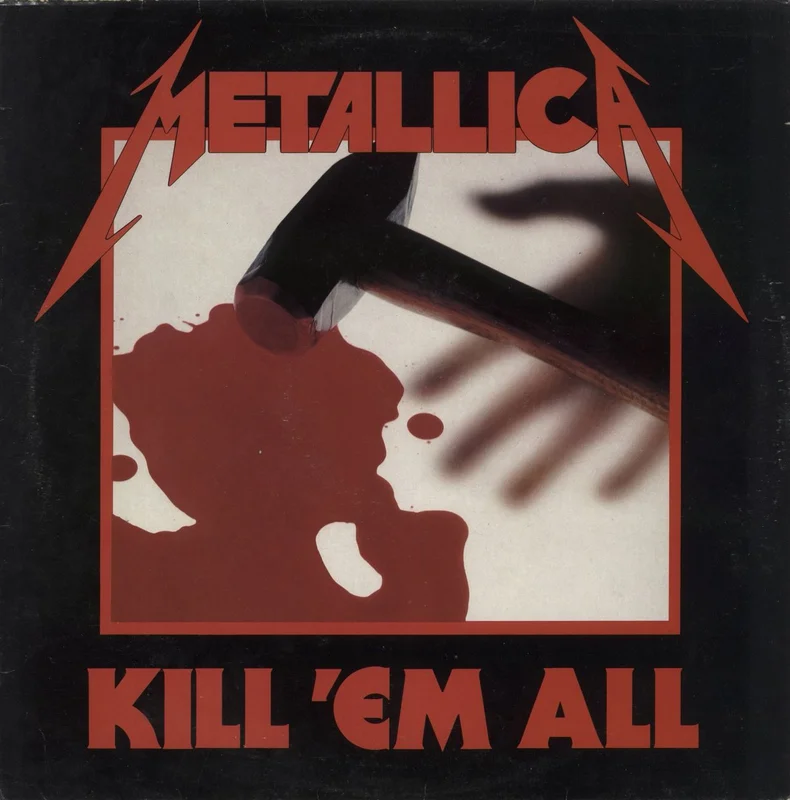 Metallica Kill 'Em All - Barcoded - VG UK Vinyl LP