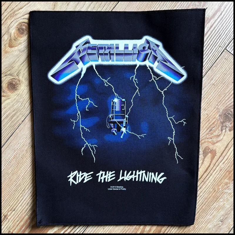 METALLICA: official RIDE THE LIGHTNING large back patch
