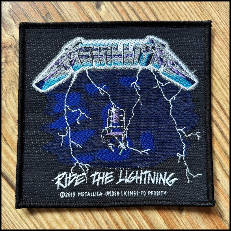 METALLICA: official RIDE THE LIGHTNING patch