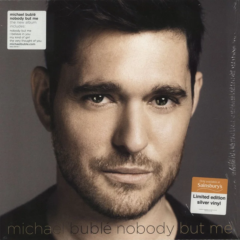 Michael Buble Nobody But Me - Sainsbury's Exclusive - Silver Vinyl UK Vinyl LP