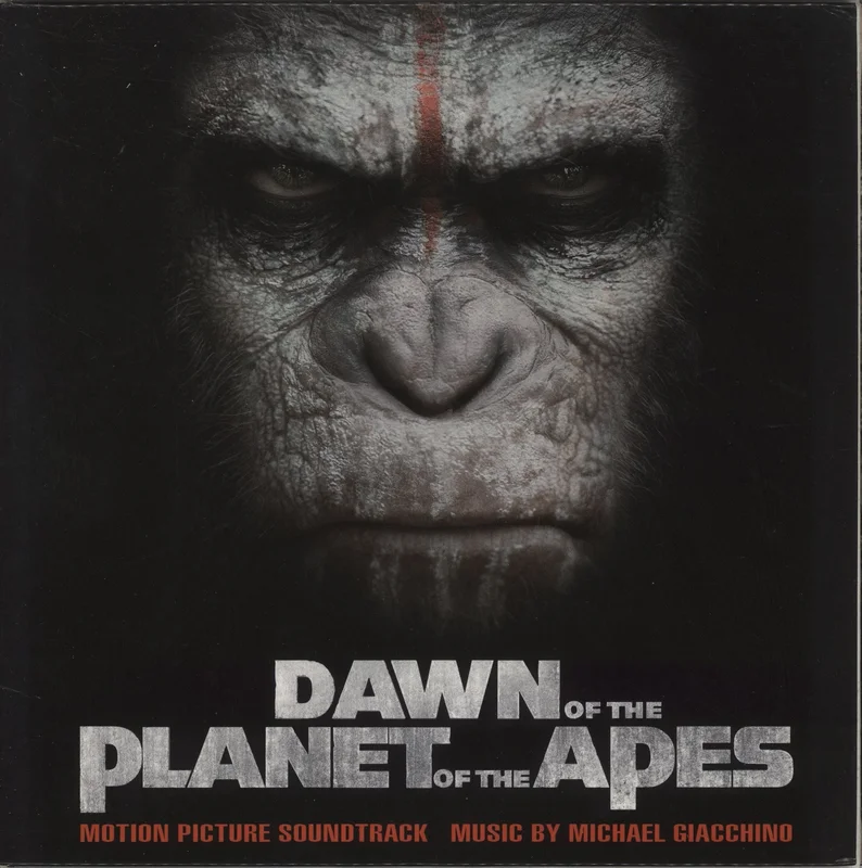 Michael Giacchino Dawn Of The Planet Of The Apes [Motion Picture Soundtrack] - 180g Grey Vinyl - EX UK 2-LP vinyl set
