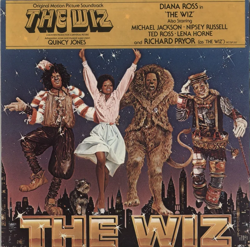Michael Jackson The Wiz + Booklet - EX UK 2-LP vinyl set