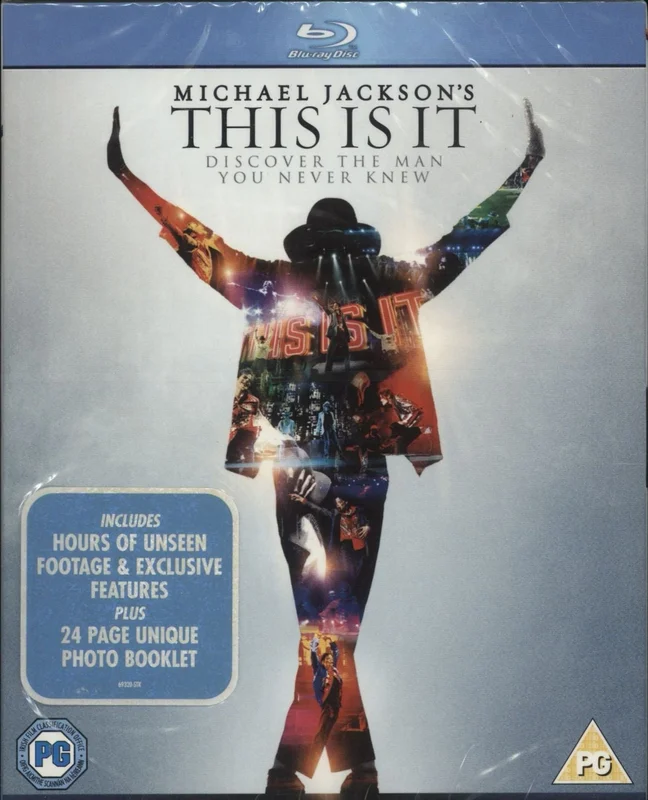 Michael Jackson This Is It - Sealed UK Blu Ray