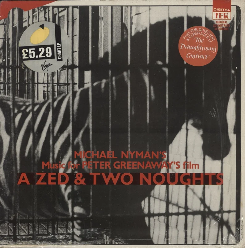 Michael Nyman A Zed & Two Noughts - Stickered - Shrink UK Vinyl LP