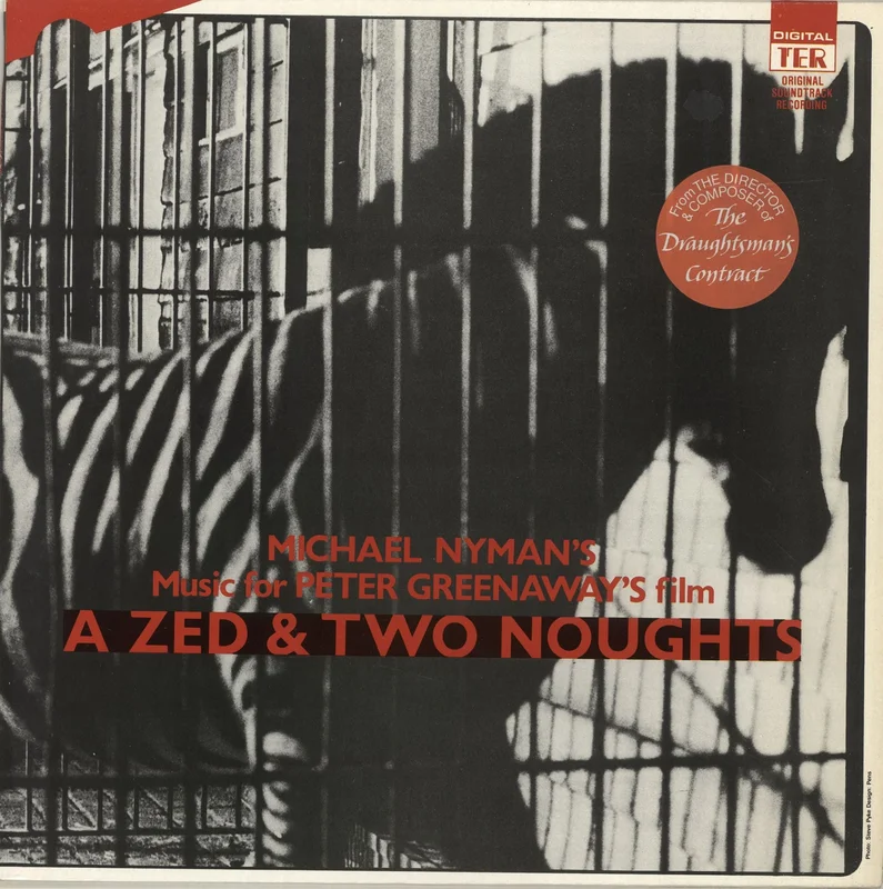 Michael Nyman A Zed & Two Noughts - Stickered UK Vinyl LP