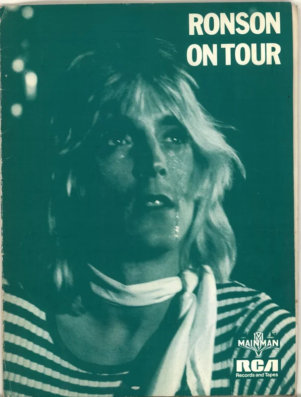 Mick Ronson Ronson On Tour - Fan Club Pack + Flexidisc UK Memorabilia