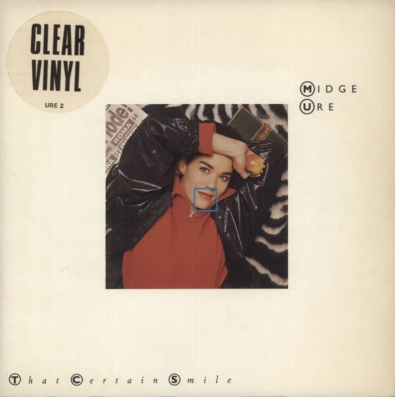 Midge Ure That Uncertain Smile - Clear Vinyl UK 7" vinyl