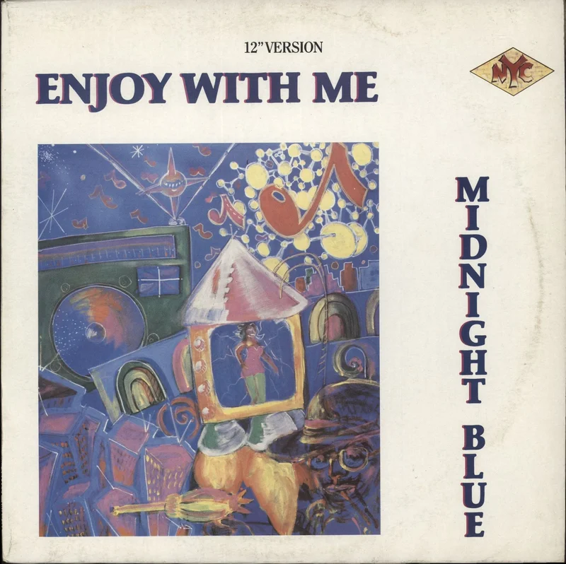 Midnight Blue Enjoy With Me UK 12" vinyl
