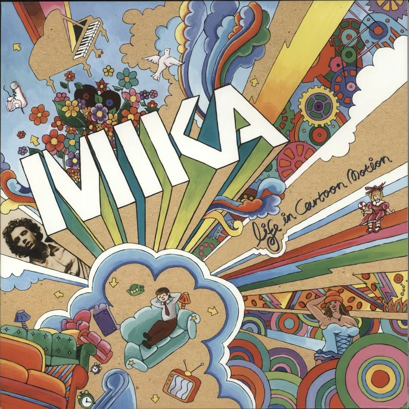 Mika Life In Cartoon Motion - 180gm UK Vinyl LP