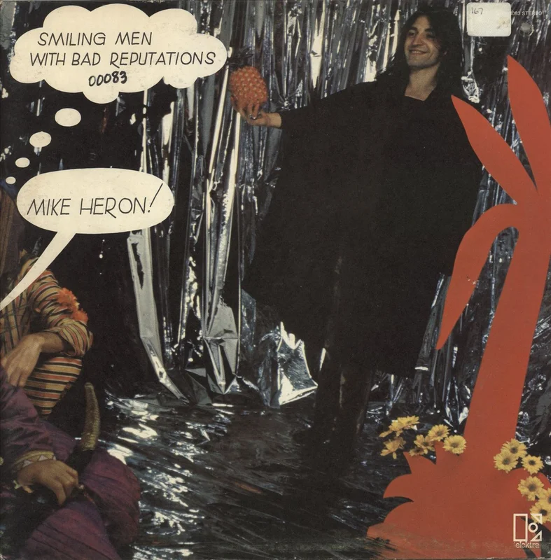 Mike Heron Smiling Men With Bad Reputations - Radio Sation Copy US Promo Vinyl LP