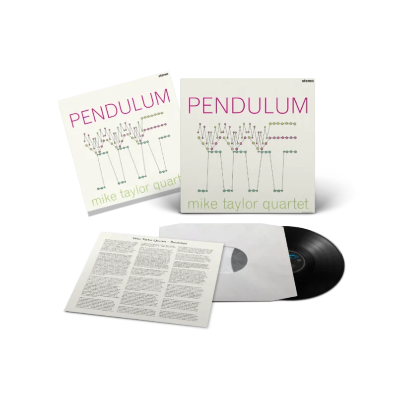Mike Taylor Quartet: Pendulum 1LP + 12" x 12" Album Cover Art Card Bundle