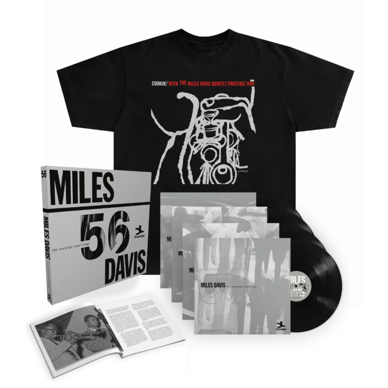 Miles '56: The Prestige Recordings (180g 4-LP Box Set) + Cookin' T-Shirt Bundle