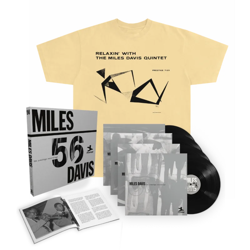 Miles '56: The Prestige Recordings (180g 4-LP Box Set) + Relaxin' T-Shirt Bundle
