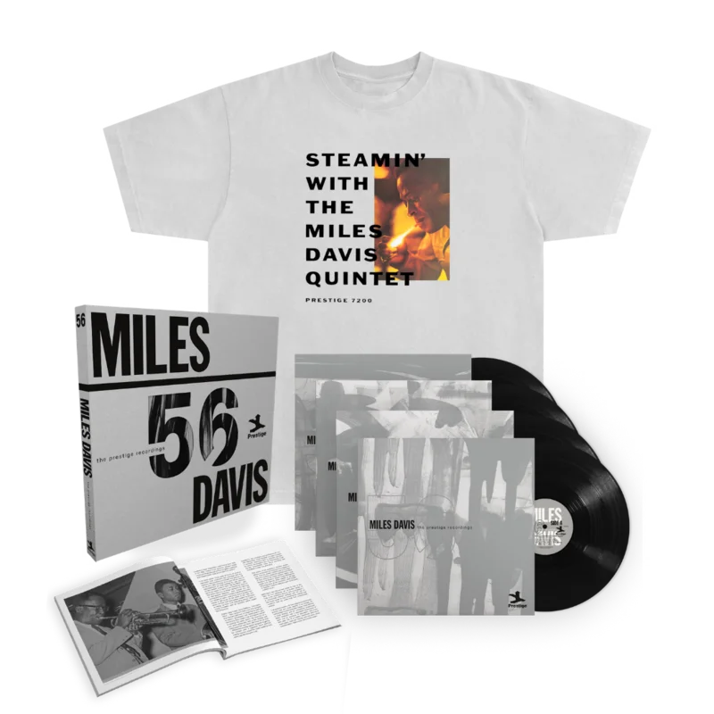 Miles '56: The Prestige Recordings (180g 4-LP Box Set) + Steamin' T-Shirt Bundle