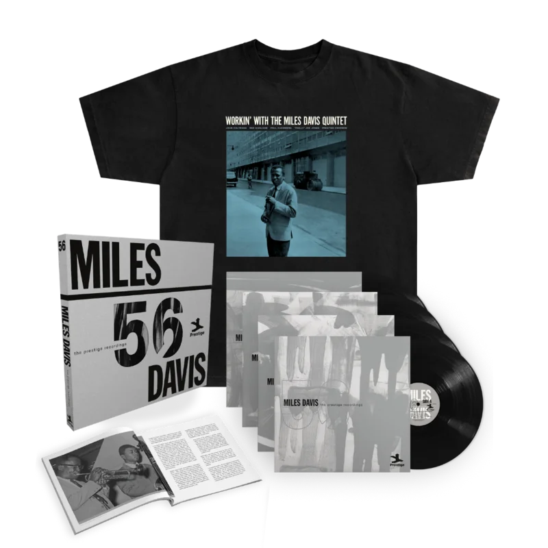 Miles '56: The Prestige Recordings (180g 4-LP Box Set) + Workin' T-Shirt Bundle