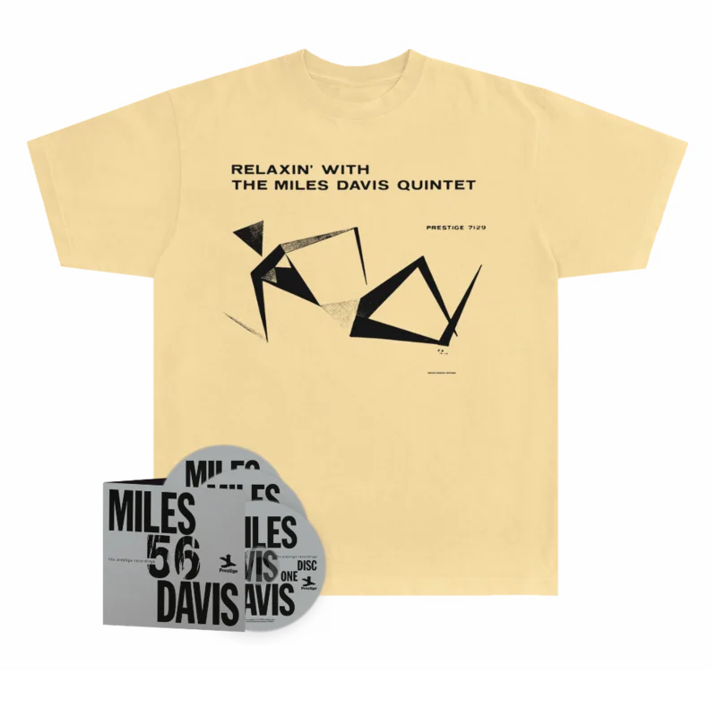 Miles '56: The Prestige Recordings (3-CD Box Set) + Relaxin' T-Shirt Bundle