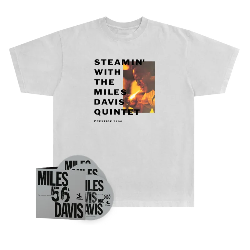Miles '56: The Prestige Recordings (3-CD Box Set) + Steamin' T-Shirt Bundle