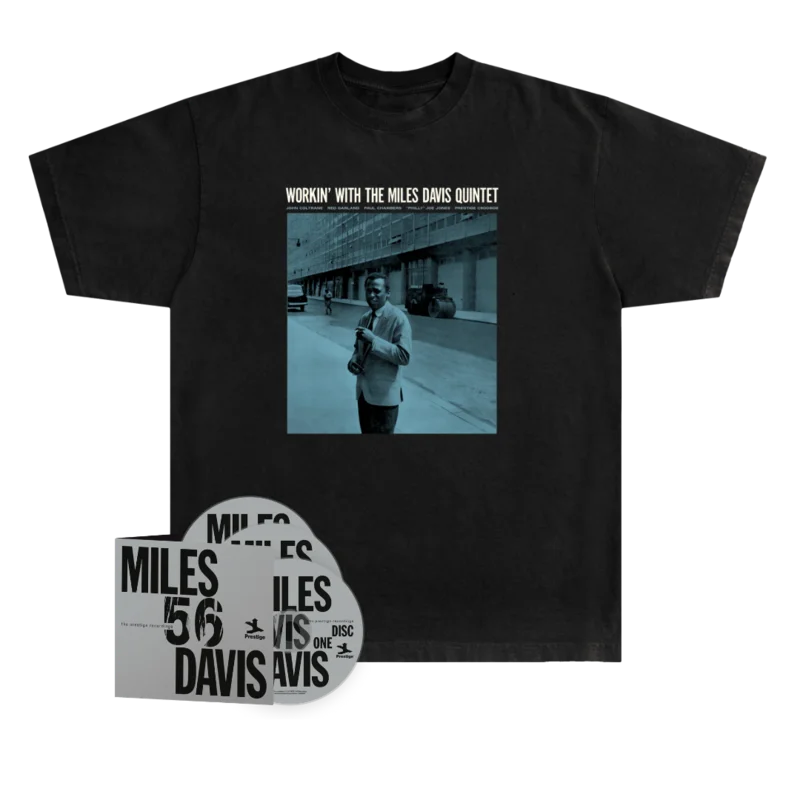 Miles '56: The Prestige Recordings (3-CD Box Set) + Workin' T-Shirt Bundle