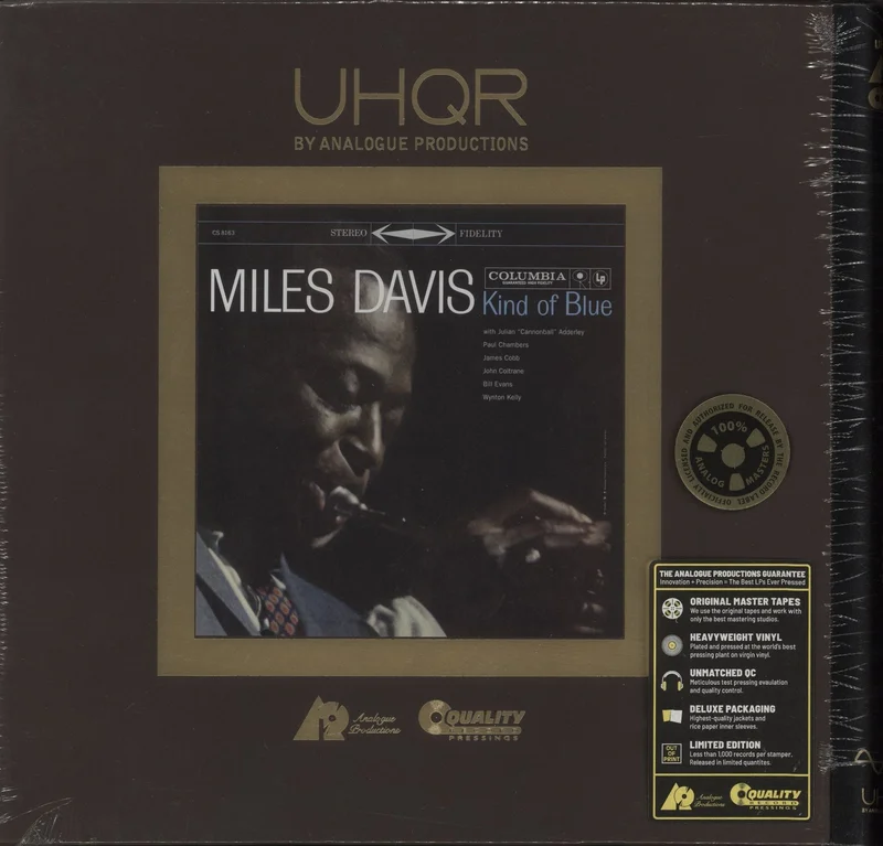 Miles Davis Kind Of Blue - UHQR 200gm Clarity Vinyl 33RPM - Hand Pressed US Cd album box set