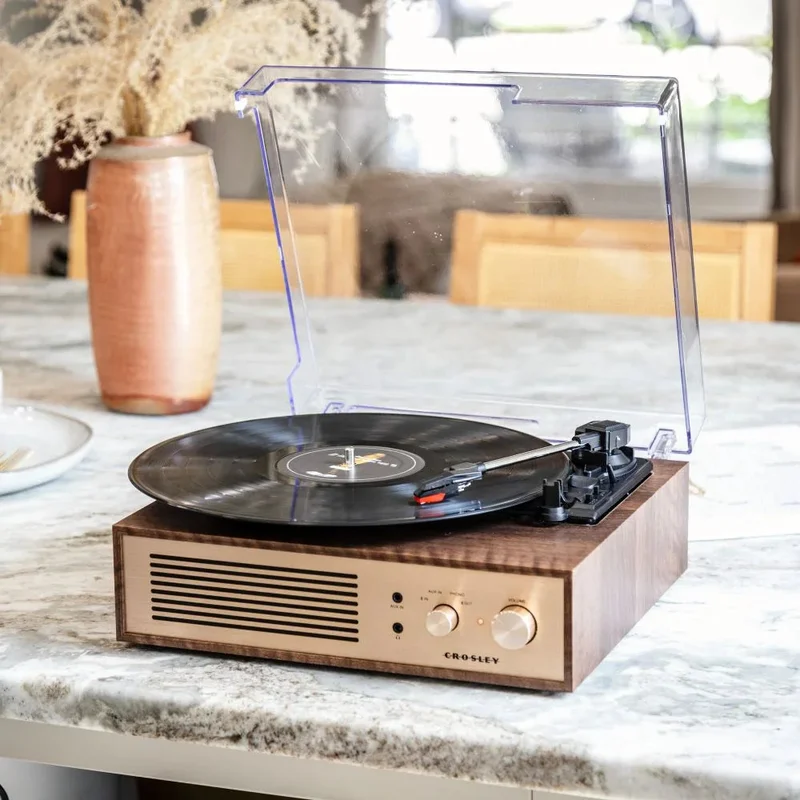 Miles Record Player (Walnut)