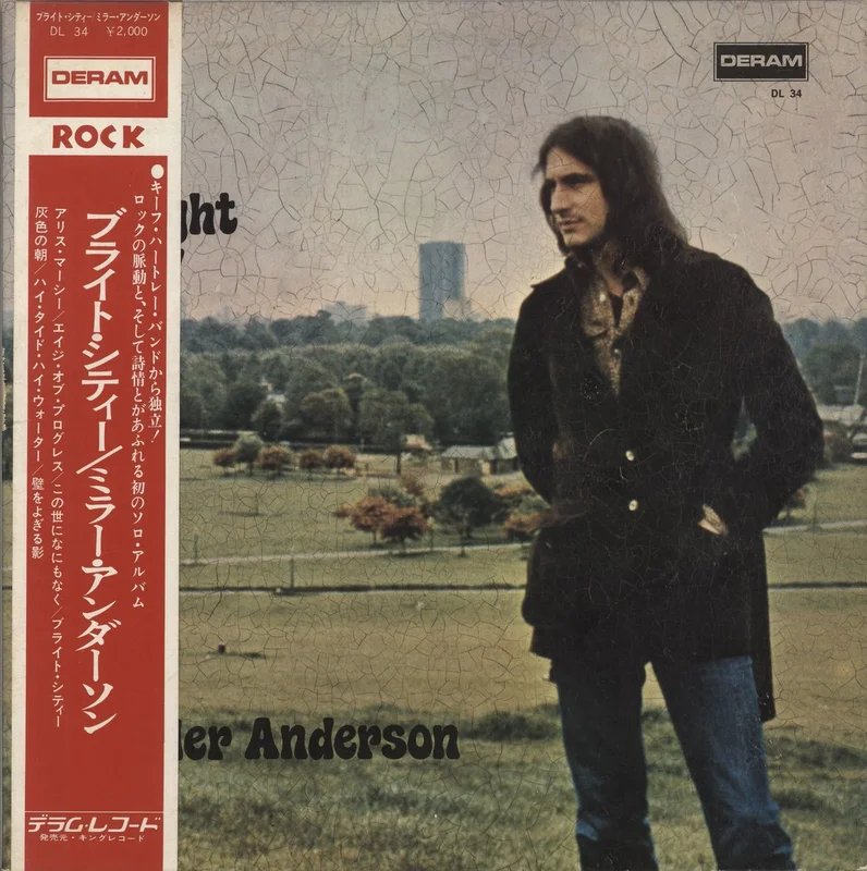 Miller Anderson Bright City Japanese Promo Vinyl LP