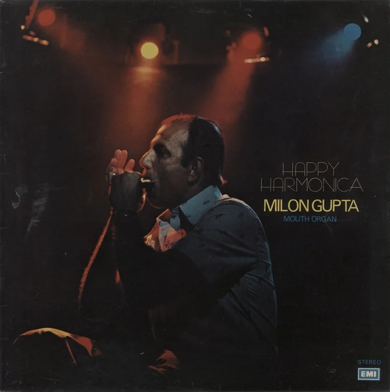Milon Gupta Happy Harmonica (Mouth Organ) Indian Vinyl LP