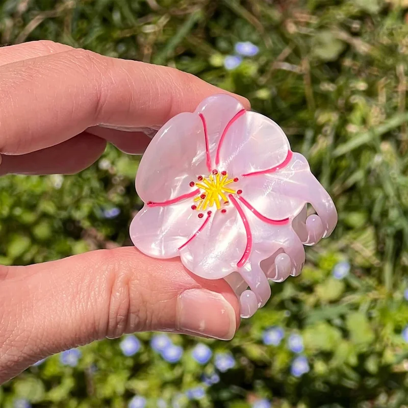 Mini Cherry Blossom Hair Claw