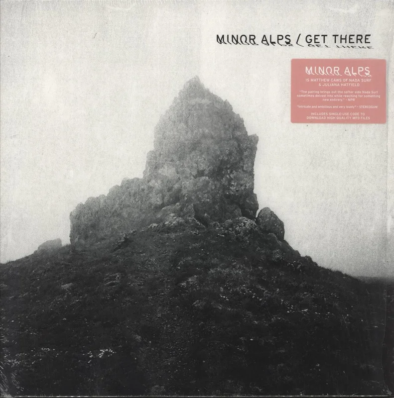 Minor Alps Get There - Hype Stickered Shrink US Vinyl LP