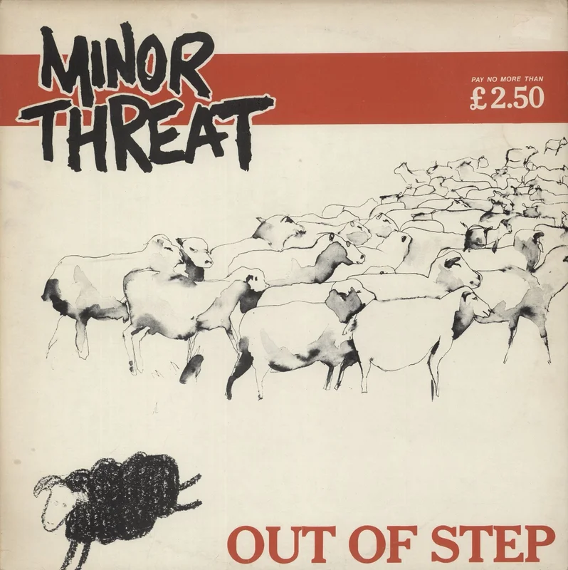 Minor Threat Out Of Step - Red 2.50 Cover UK 12" vinyl