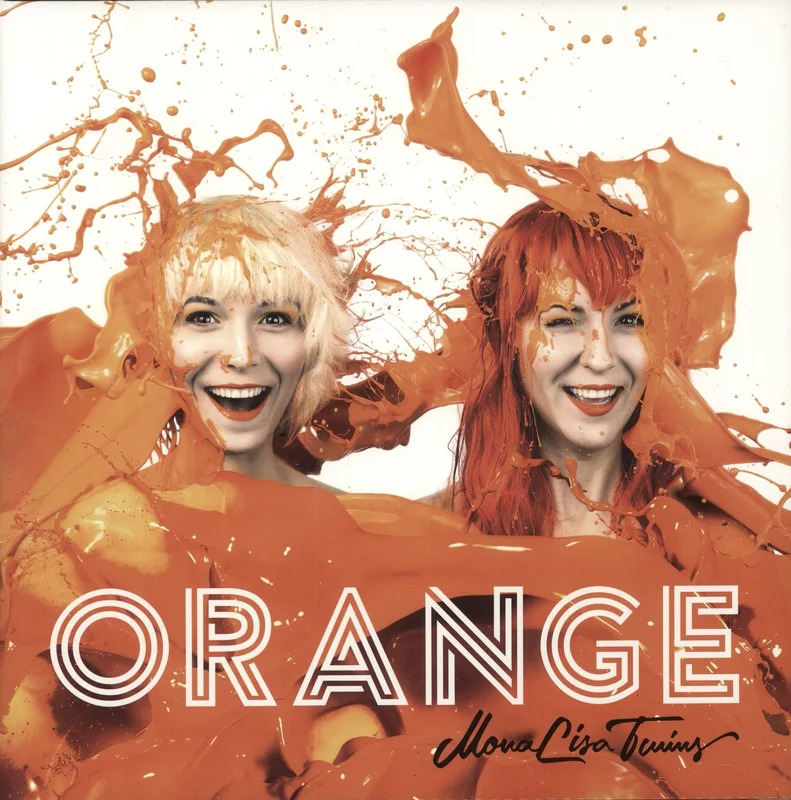 MonaLisa Twins Orange - Orange Vinyl - Autographed UK Vinyl LP
