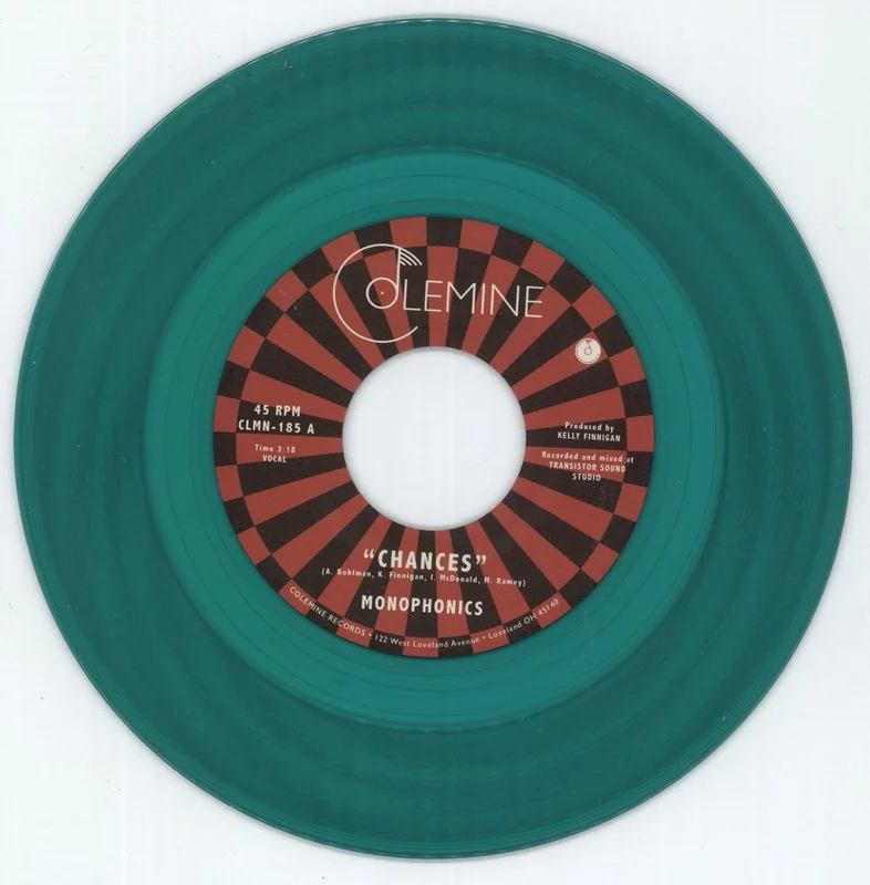 Monophonics Chances- Green Vinyl US 7" vinyl