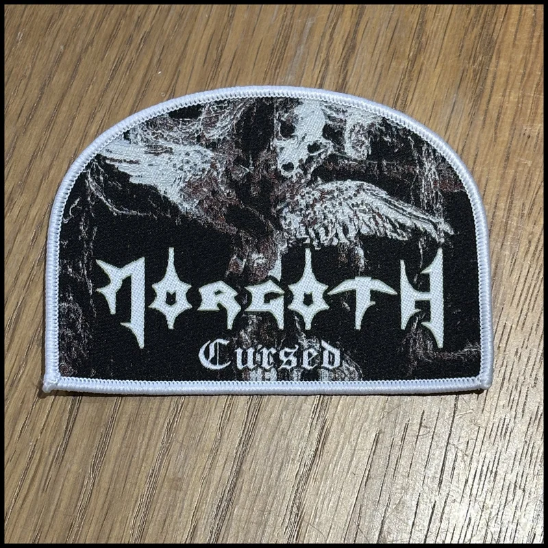 MORGOTH: official deluxe/limited CURSED patch Black border patch