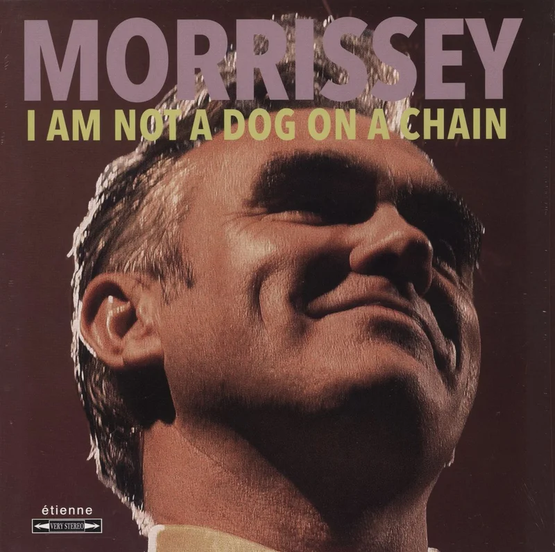 Morrissey I Am Not A Dog On A Chain - Clear Vinyl - Shrink UK Vinyl LP