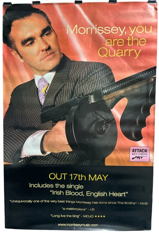 Morrissey You Are The Quarry UK Promo Poster